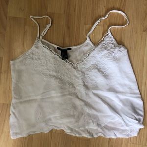 F21 embroidered tank top